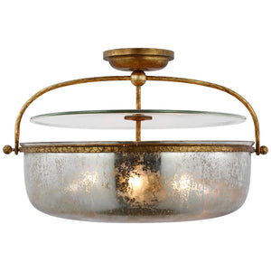 Lorford Large Semi Flush Lantern